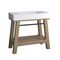 James Martin Vanities Auburn 36in Single Sink Console, Weathered Timber w/ Glossy White Mineral Composite Stone Top 165-V36-WTB-GW - alternate 6